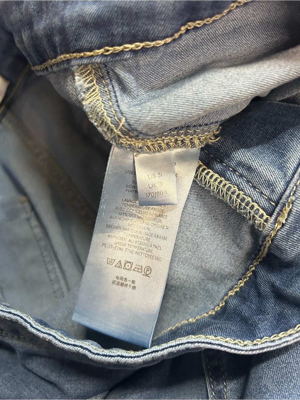 We The Free Dark Blue High-Rise Flare Jeans - Picture 4 of 4